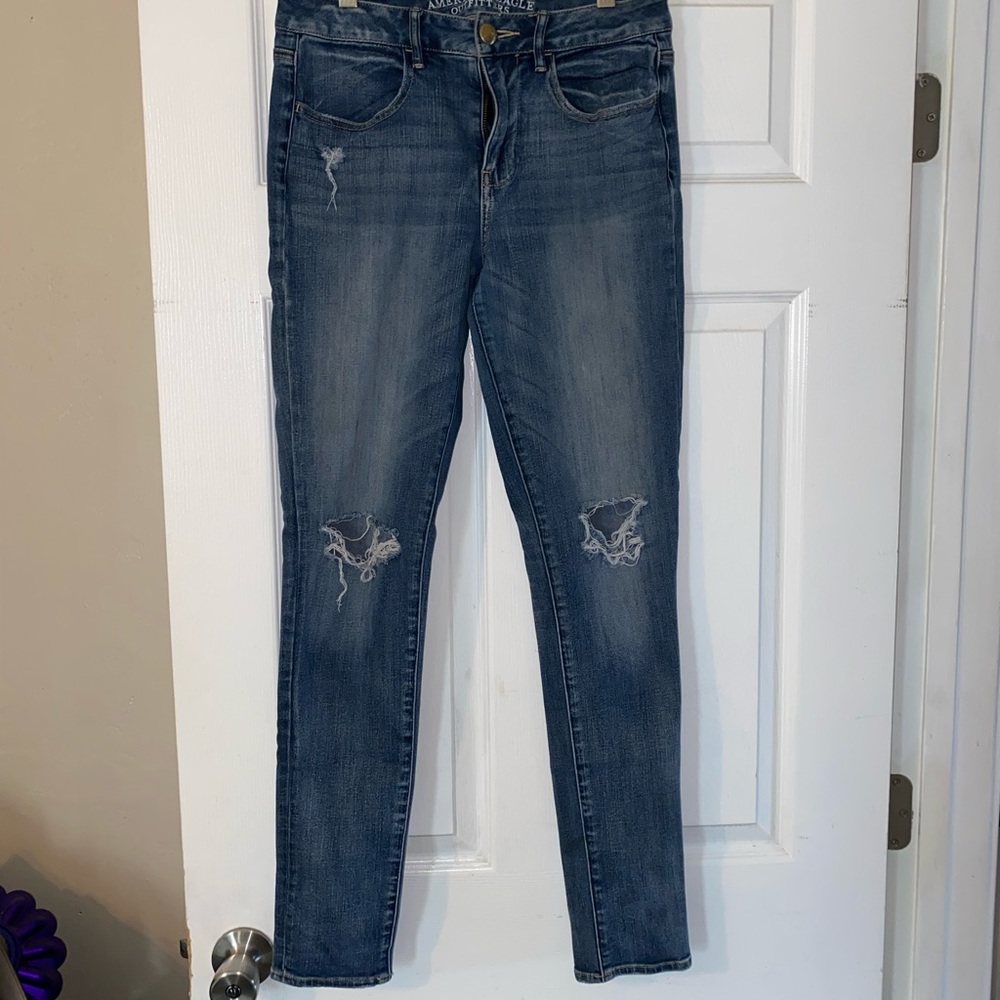 High Rise American Eagle Jegging